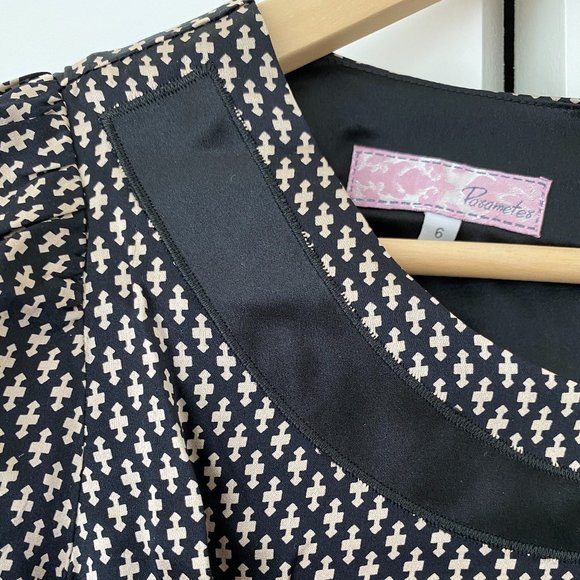 Anthropologie (Parameter) Silk Geometric Shift Dress - Picture 2 of 4